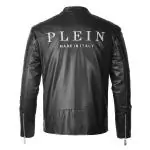 blousons cuir philipp plein pp plein back